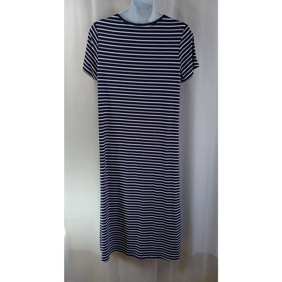 cuddl duds Lounge Dress Women's Size 2X Striped - Picture 4 of 12